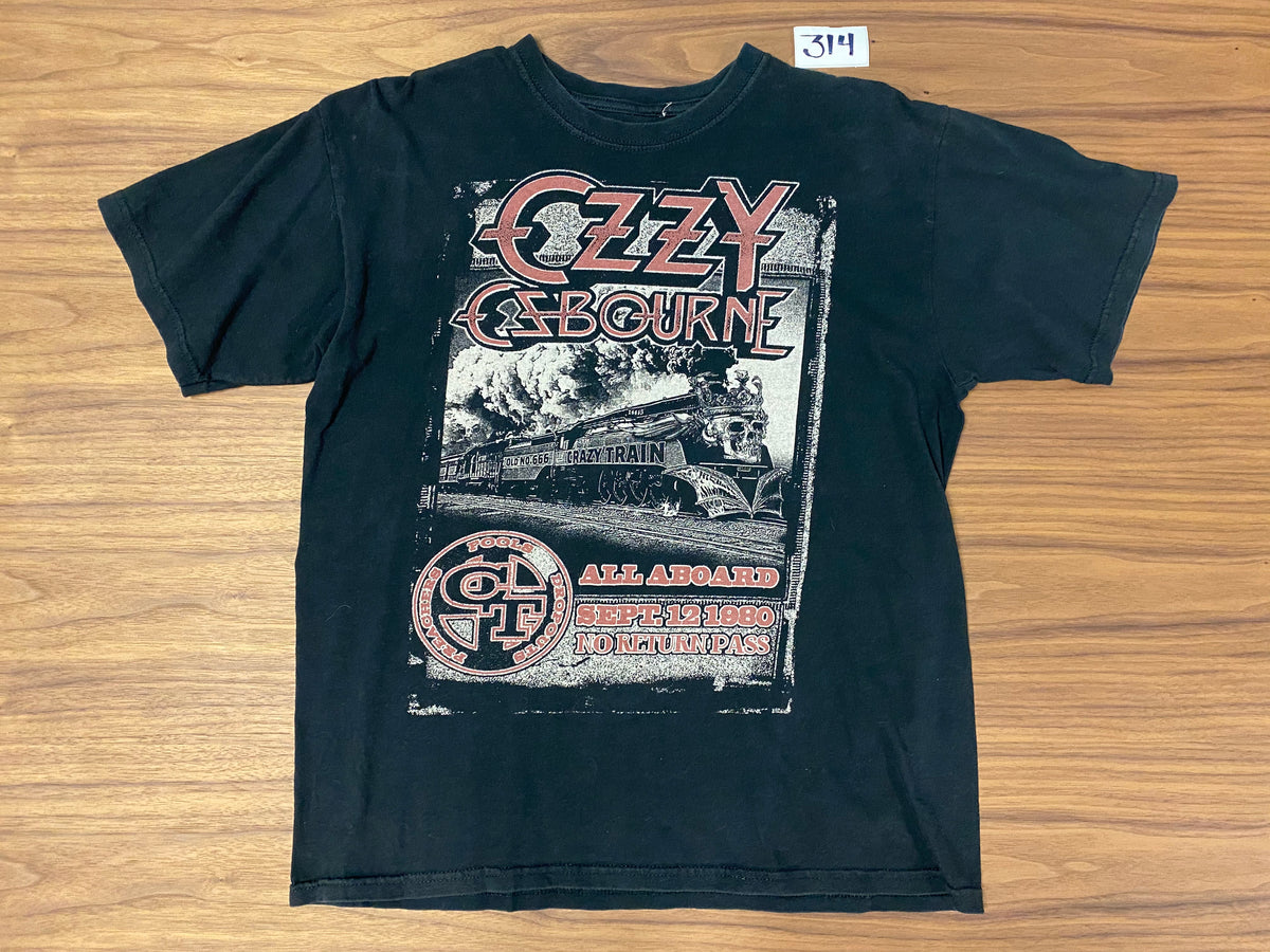 Ozzy Osbourne all aboard September 12, 1980 Tee - Black – the lockr
