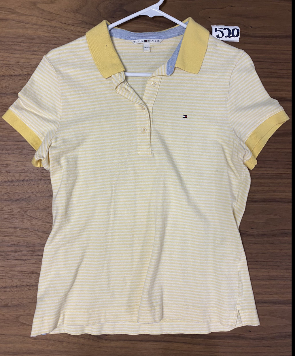 Tommy Hilfiger Striped Polo Shirt - Yellow