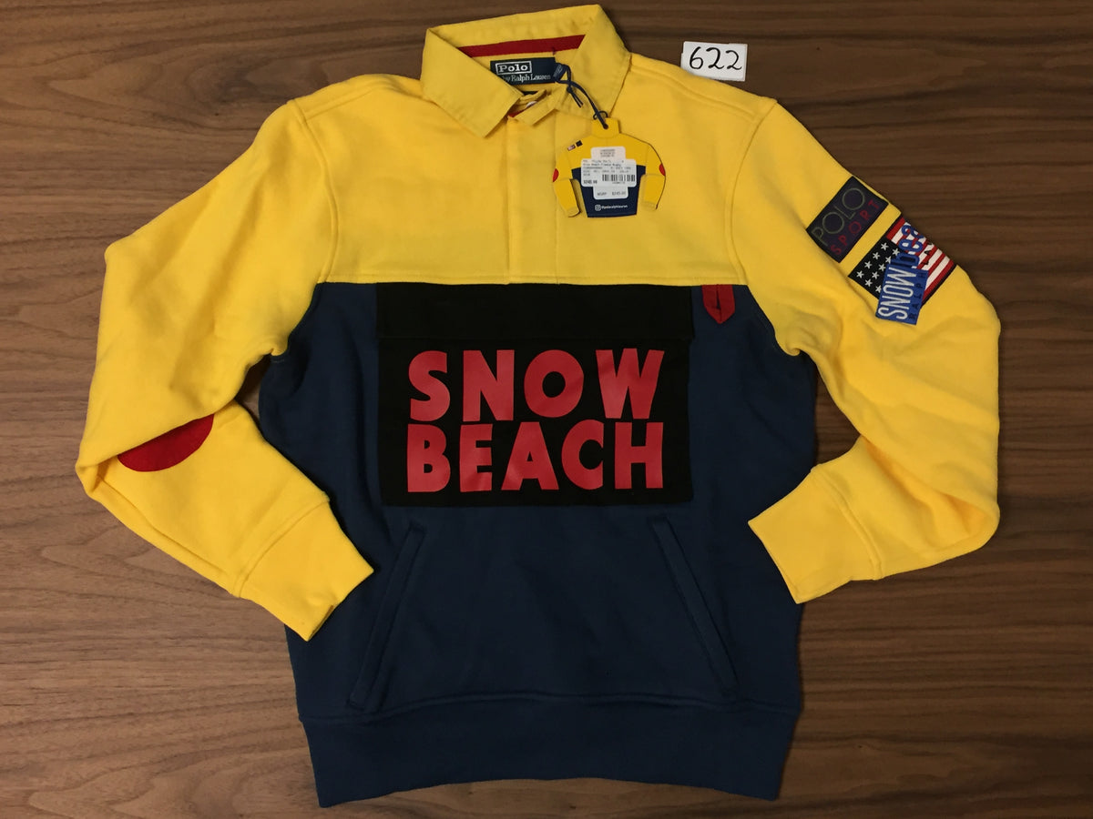 ウェア Polo by Ralph Lauren SNOW BEACH Rugby Polo Ralph Lauren Snow Beach Rugby Black Men's - FW17 - US