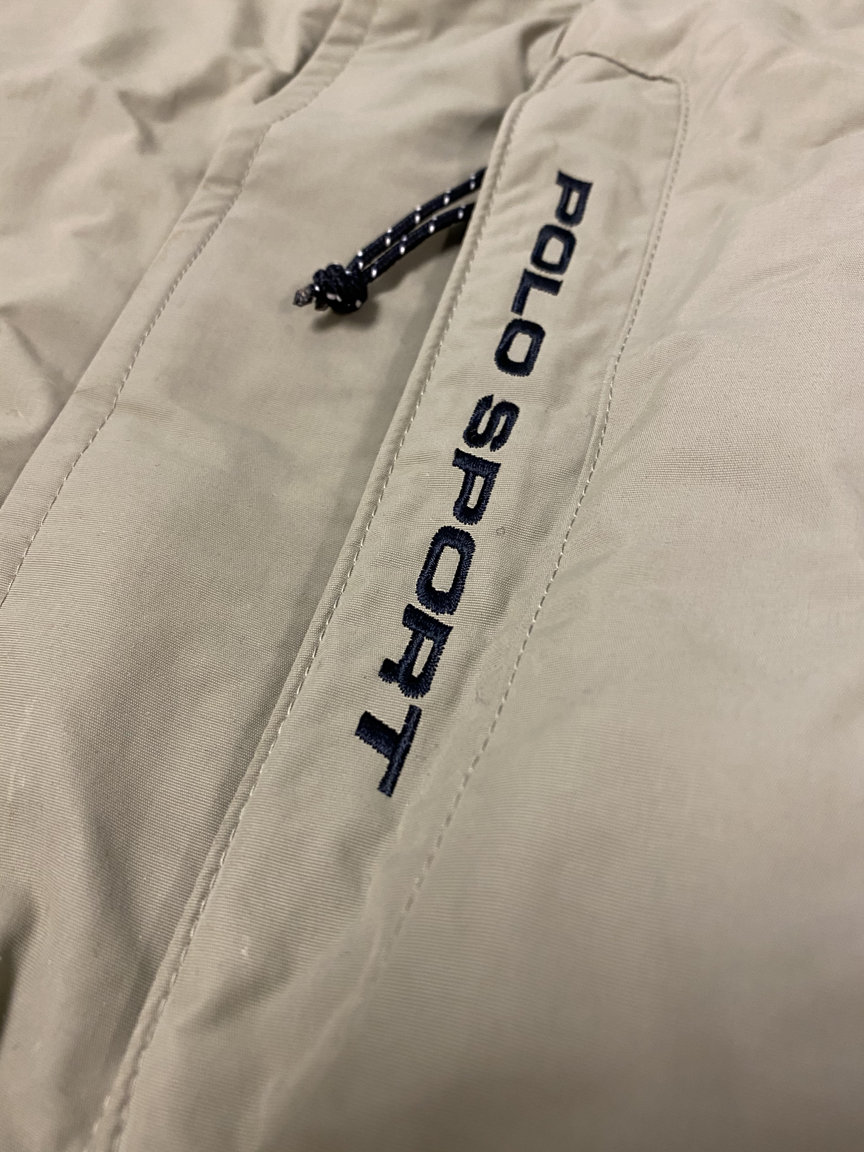 Polo Sport Mock Neck Zip Up Jacket - Khaki