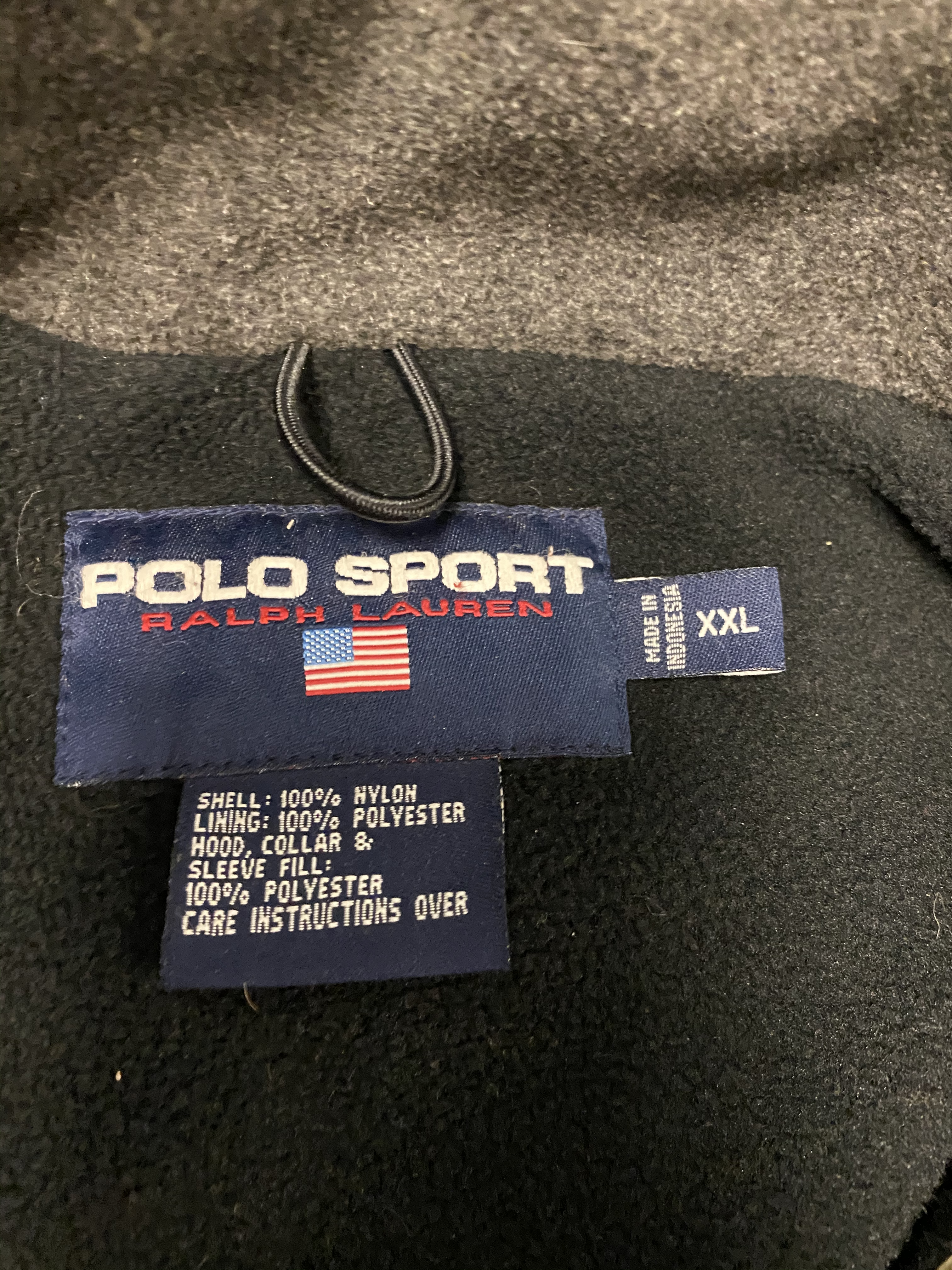 Polo Sport Mock Neck Zip Up Jacket - Khaki