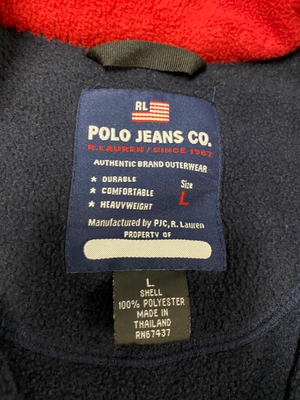 Polo Jeans Co. Fleece Polo Vest - Navy
