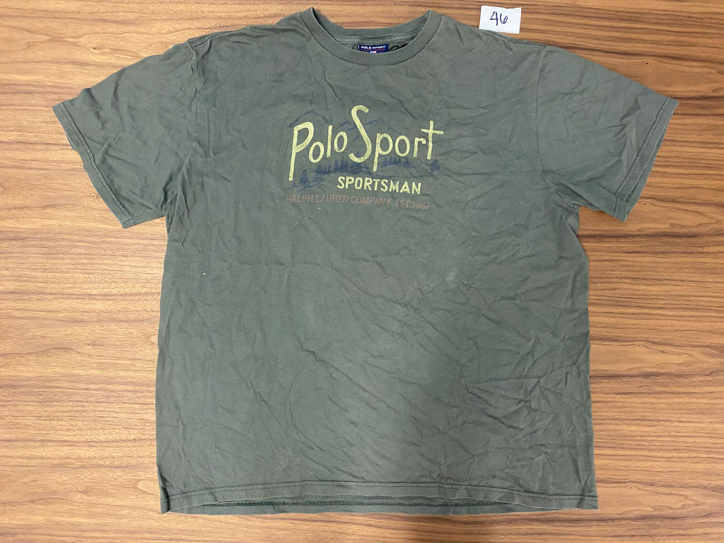 Polo Sport Tee - Olive Green
