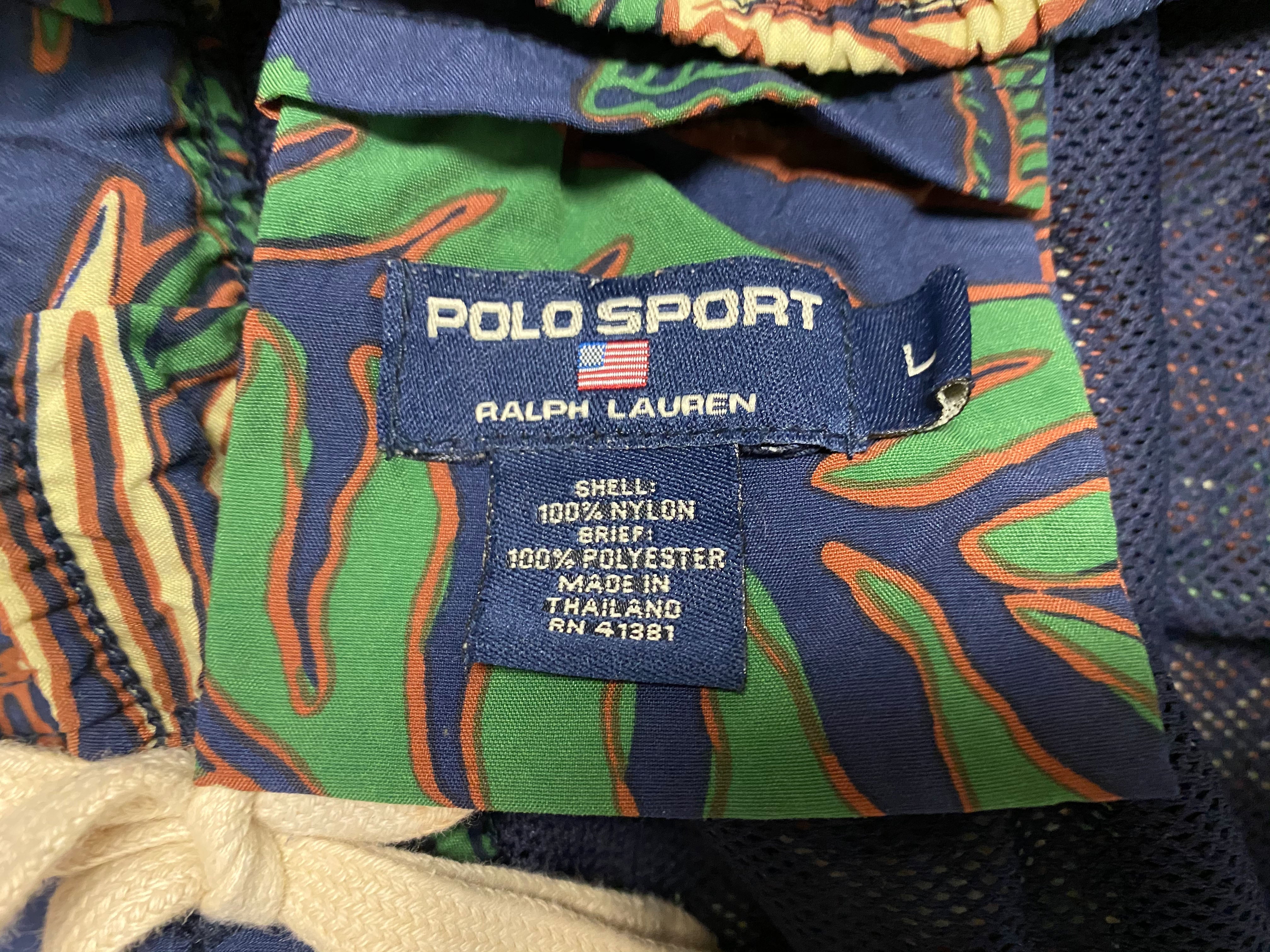 Polo Sport Hawaiian All Over Print - Navy
