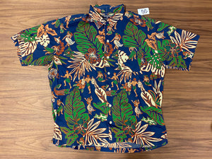 Polo Sport Hawaiian All Over Print Shirt - Navy