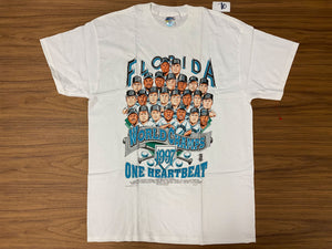 Baseball Florida Worldchamps 1997 One Heartbeat - White