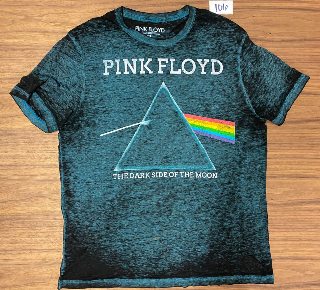 Pink Floyd Dark Side of the Moon Distressed Tee - Grey