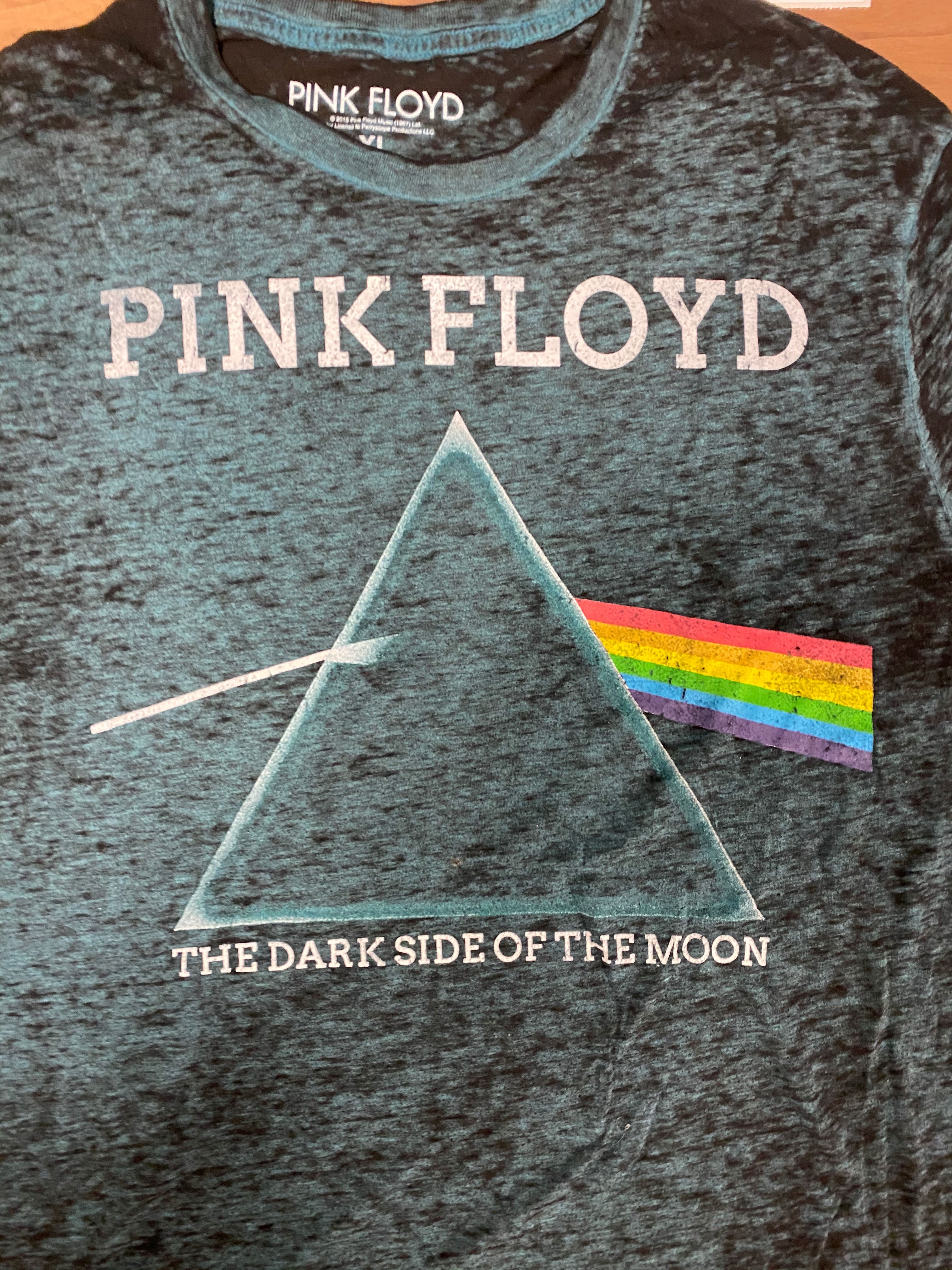 Pink Floyd Dark Side of the Moon Distressed Tee - Grey