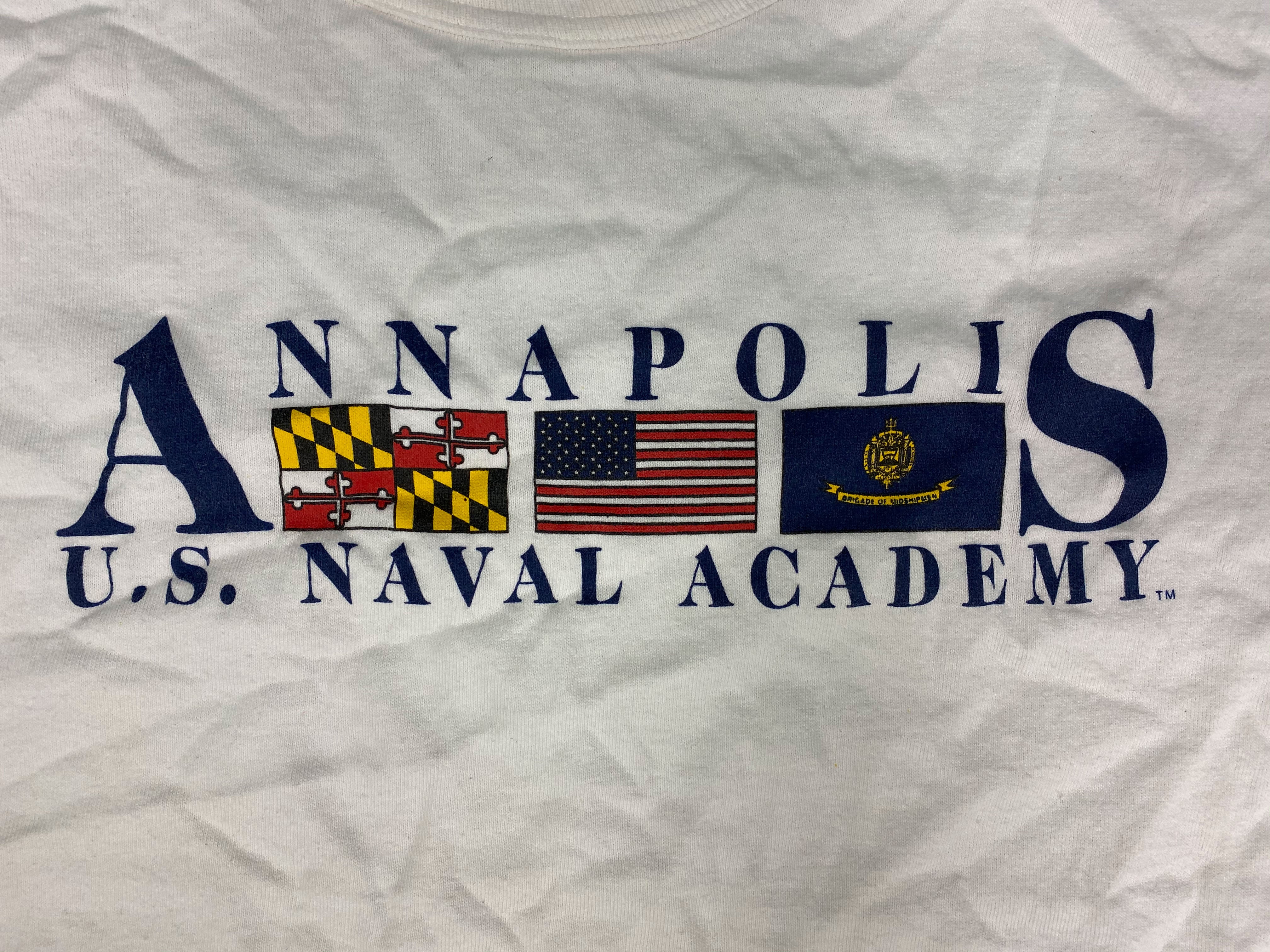 Champion Annapolis US Naval Academy Tee - White