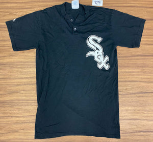 Majestic Sox Button Tee - Black
