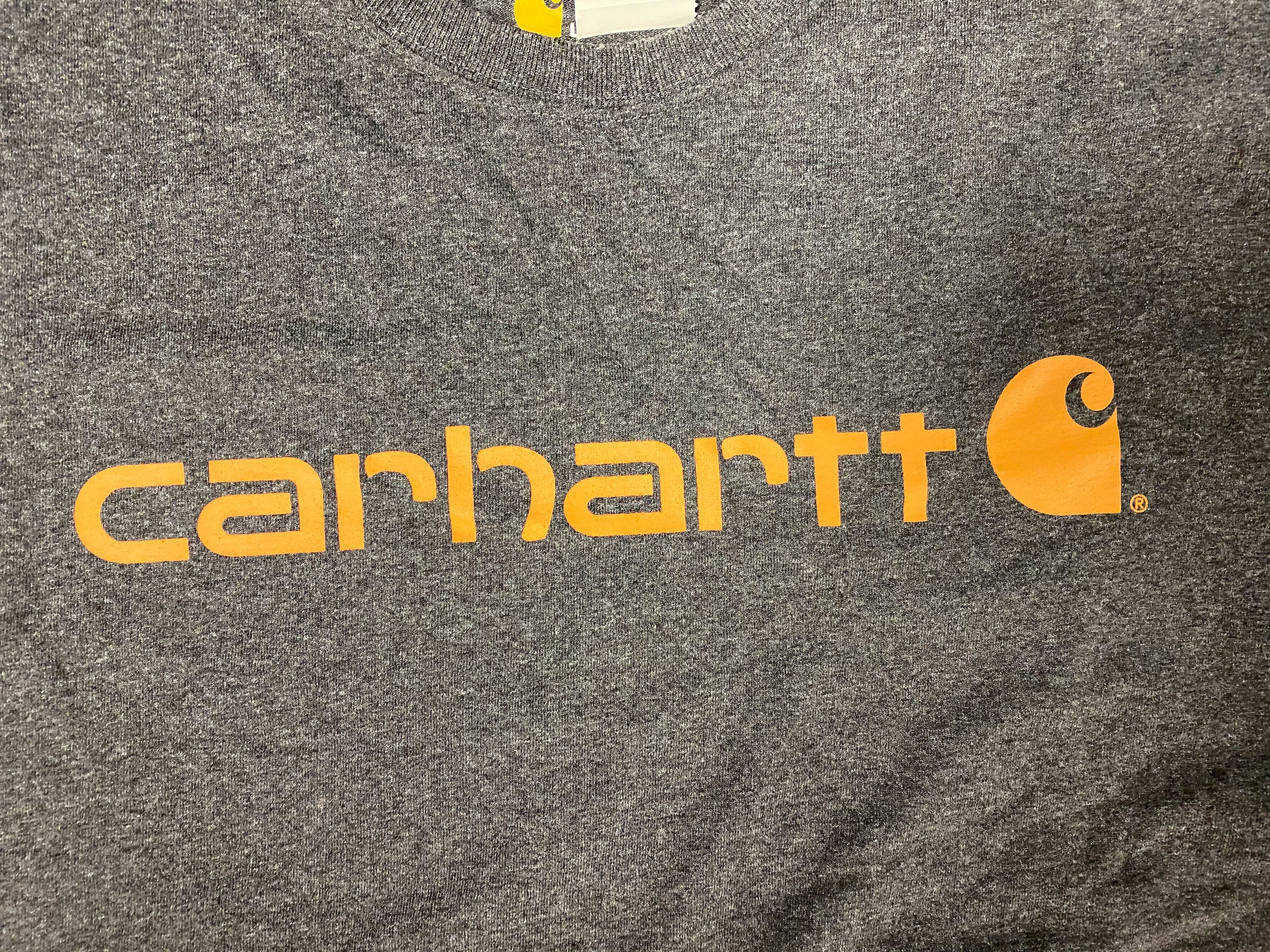 Carhatt Logo Tee - Charcoal