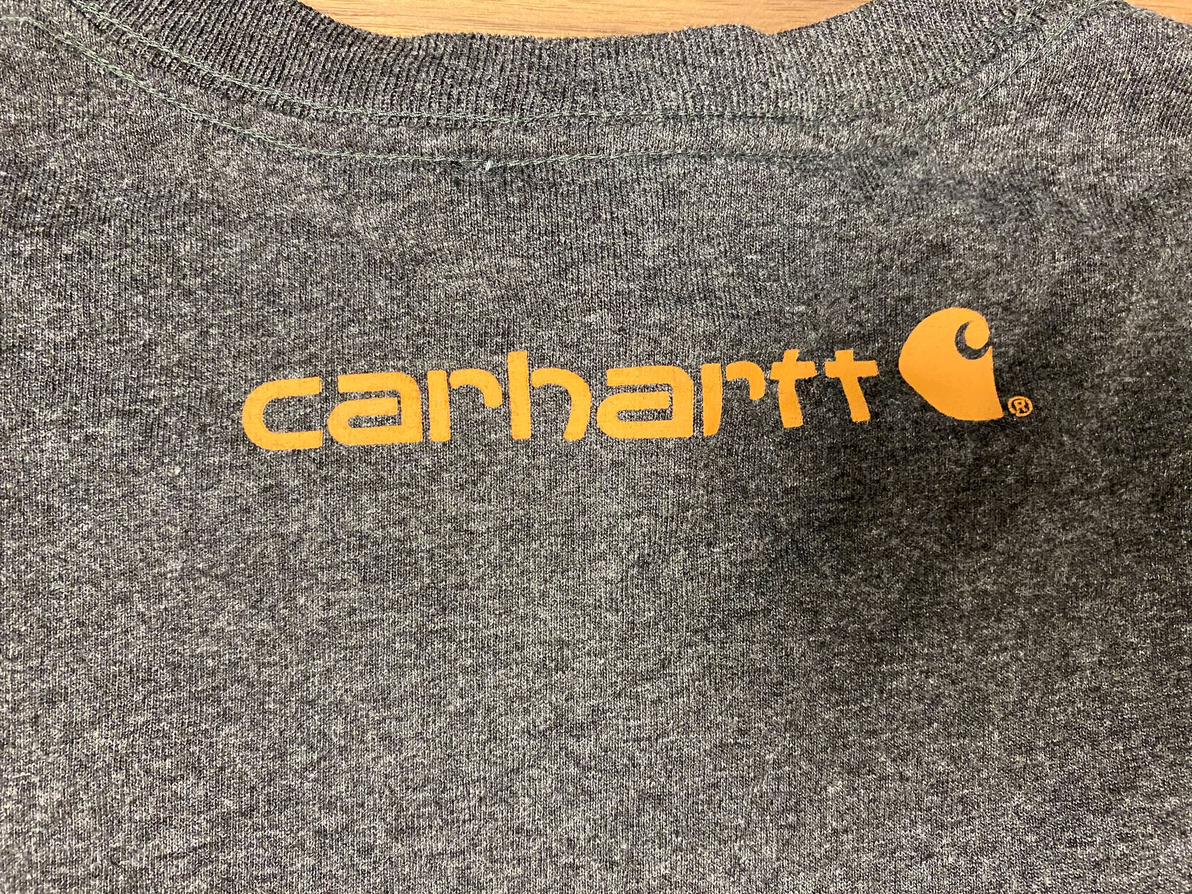 Carhatt Logo Tee - Charcoal