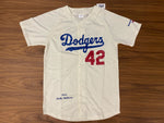 Dodgers Jackie Robinson 1955 Jersey - White