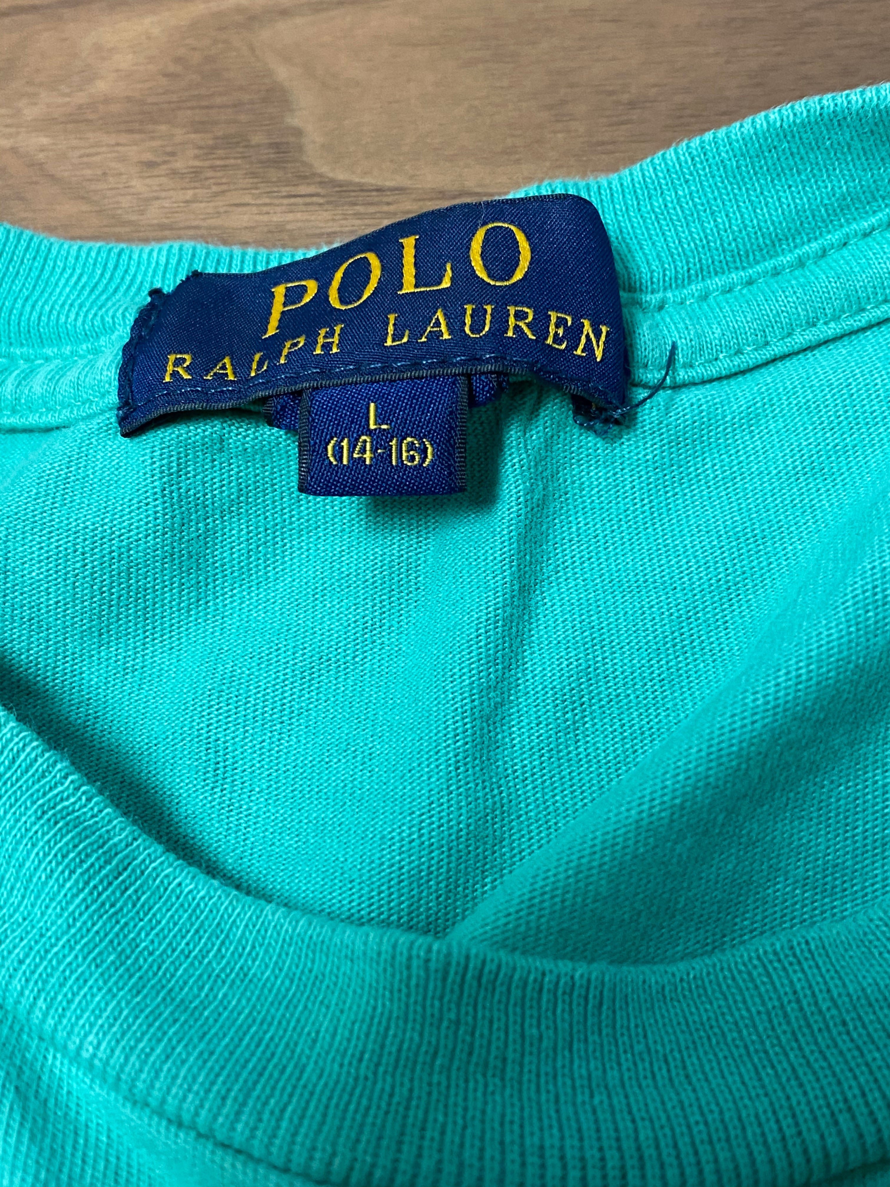 Polo by Ralph Lauren Basic Tee Size 14-16 - Seafoam
