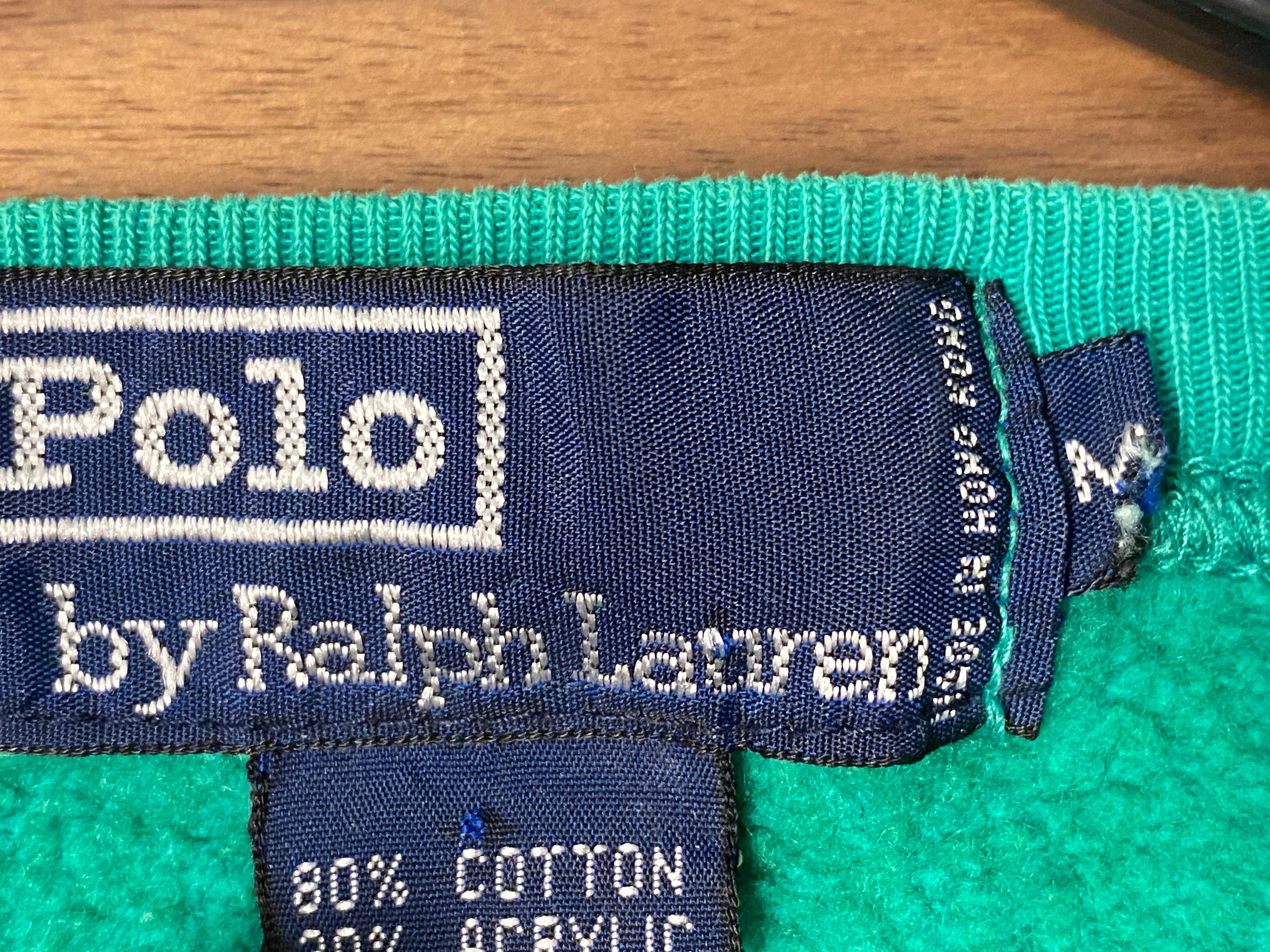 Polo by Ralph Lauren Two Toned Sweatshirt - Aqua/Lavender