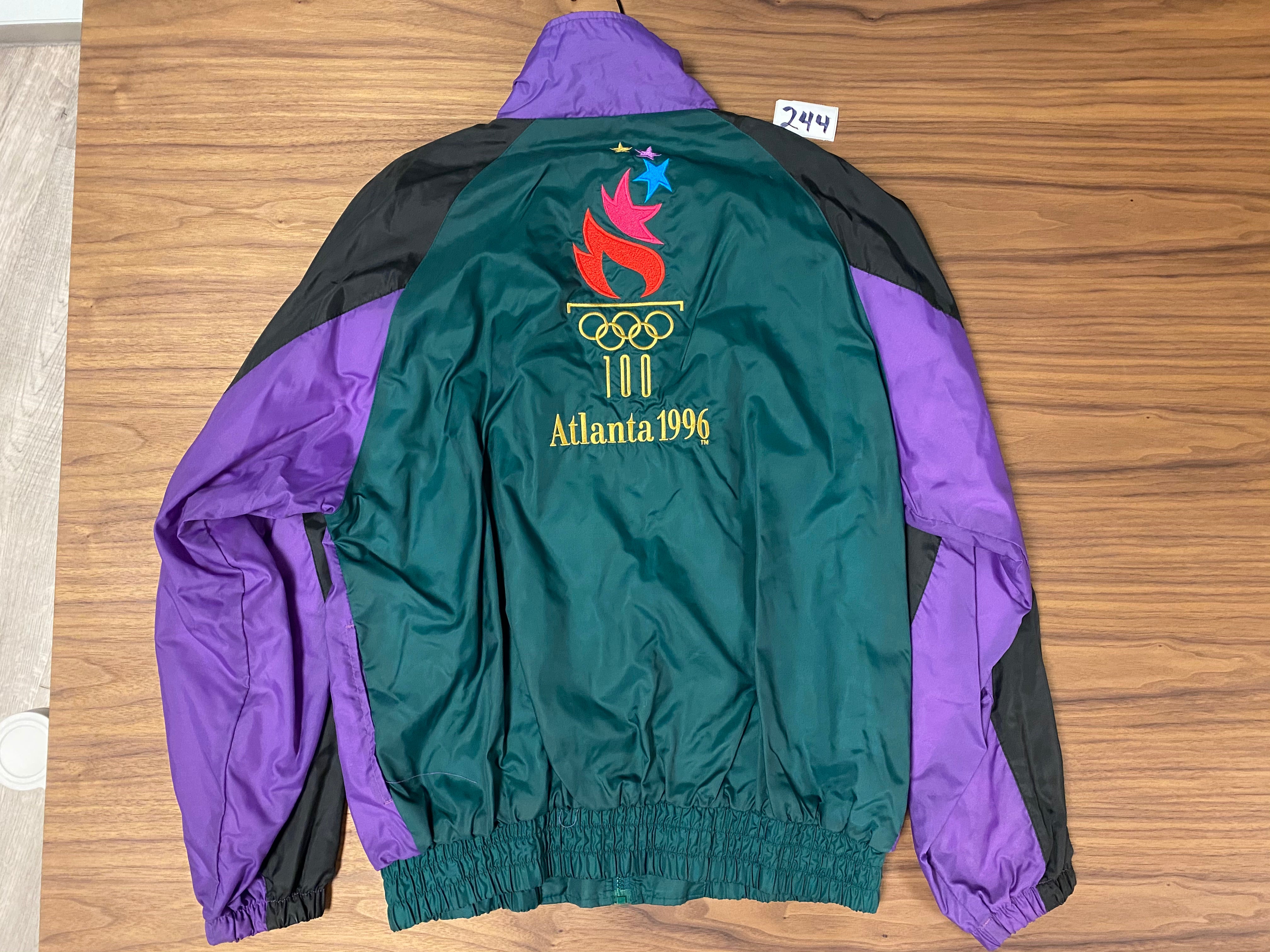 Olympic Games Atlantna 1996 Wind Breaker - Green/Purple
