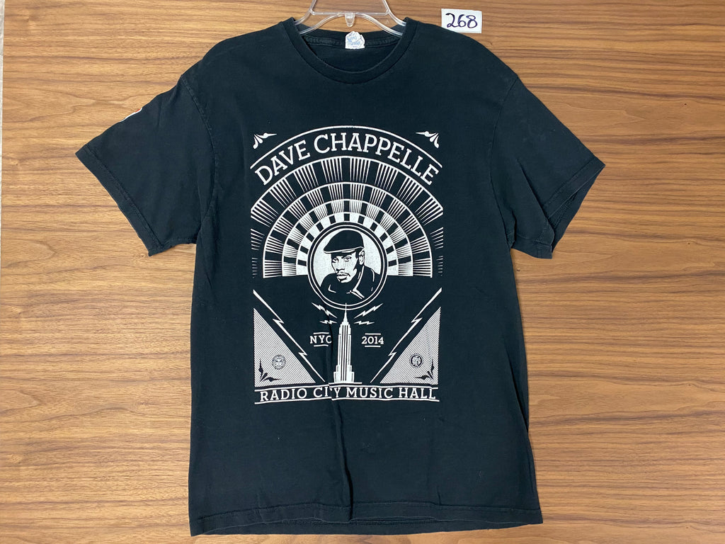 Delta Dave Chappelle x Obey Radio City Music Hall NYC 2014 Tee - Black