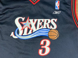 Reebok Sixers #3 Iverson Jersey - Black