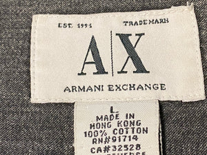 Armani Exchange Long Sleeve Button Up Shirt - Black