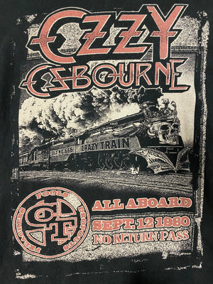 Ozzy Osbourne all aboard September 12, 1980 Tee - Black