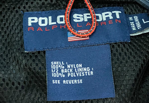 Polo Sport Thin Windbreaker Half Zip Pullover - Black