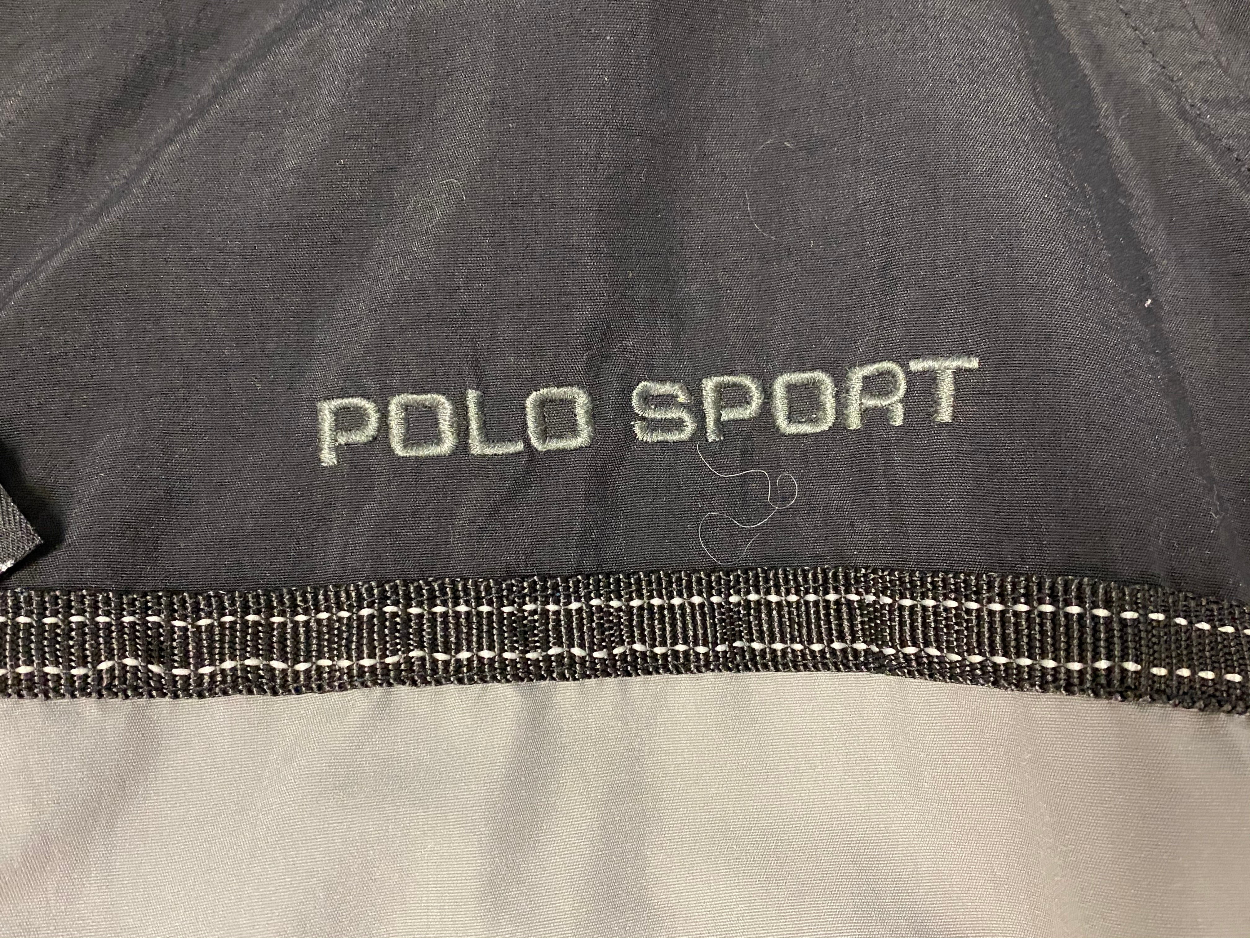 Polo Sport Zip Up wind breaker - Black/Grey