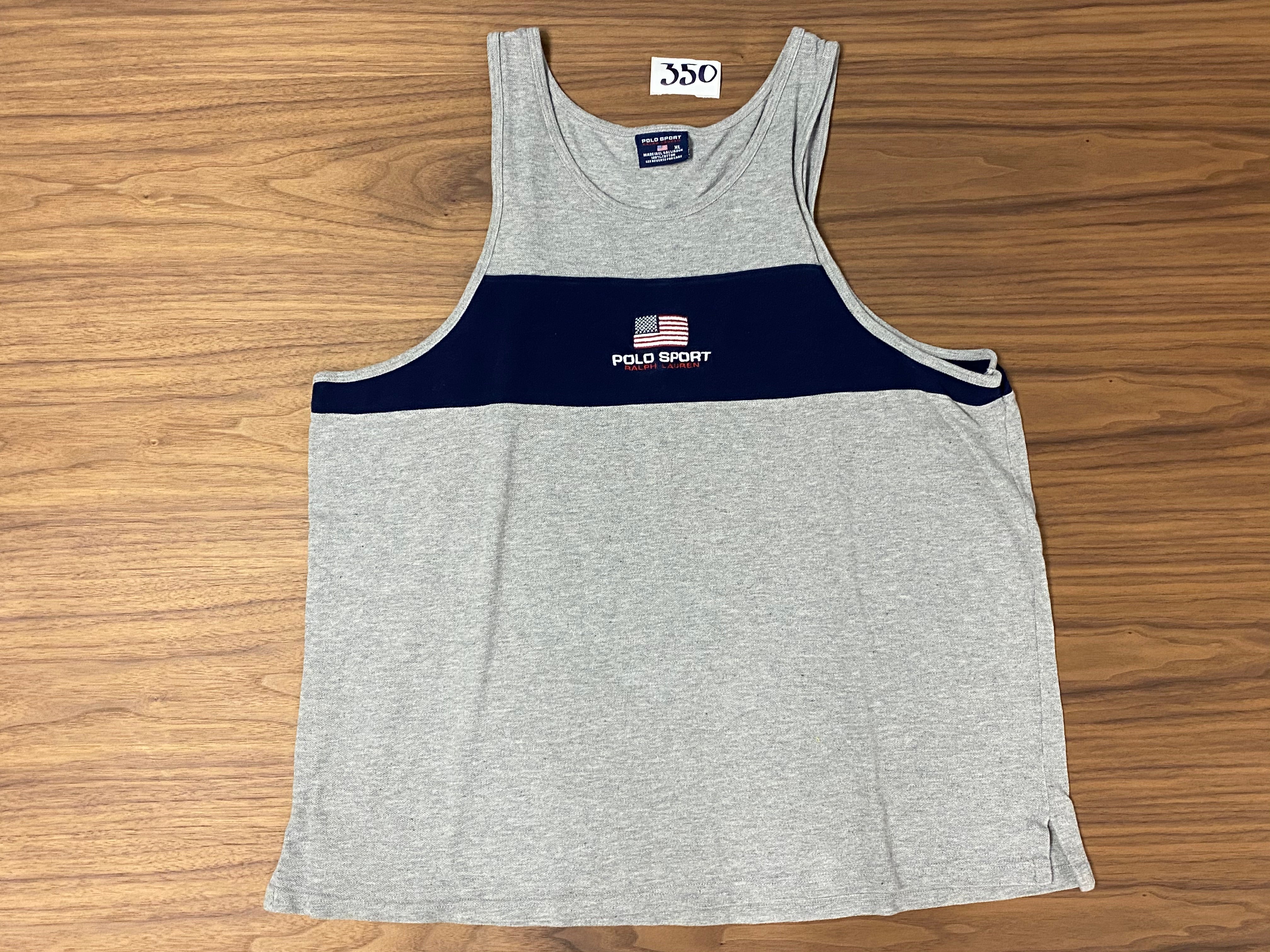 Polo Sport Tank Top - Gray/Navy