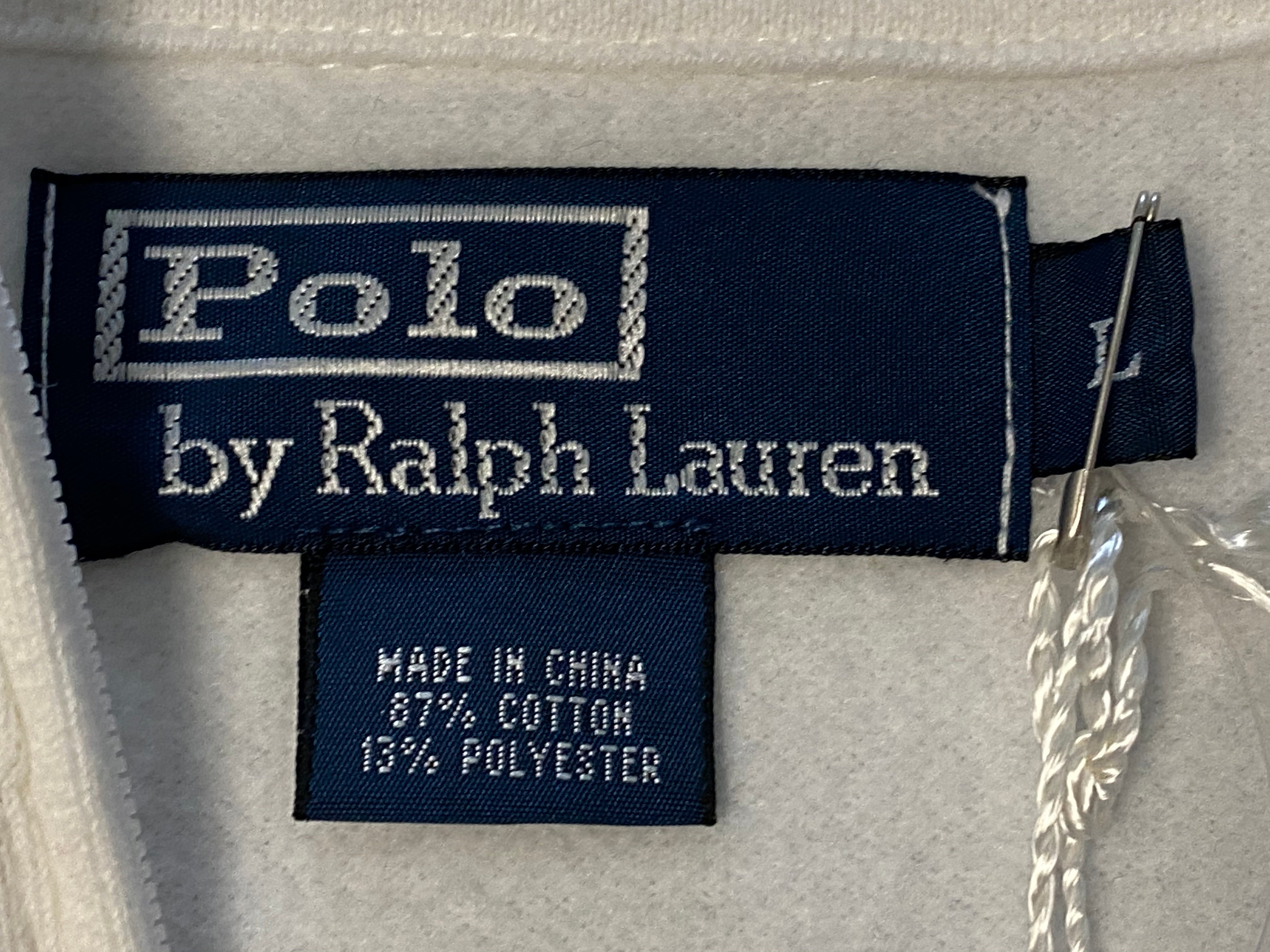 Polo Ralph Lauren Zip Neck Fleece Pullover - White
