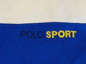 Polo Sport Long Sleeve Striped Polo - Blue/White