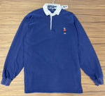 Polo Sport Long Sleeve Polo Bear Polo Shirt - Navy