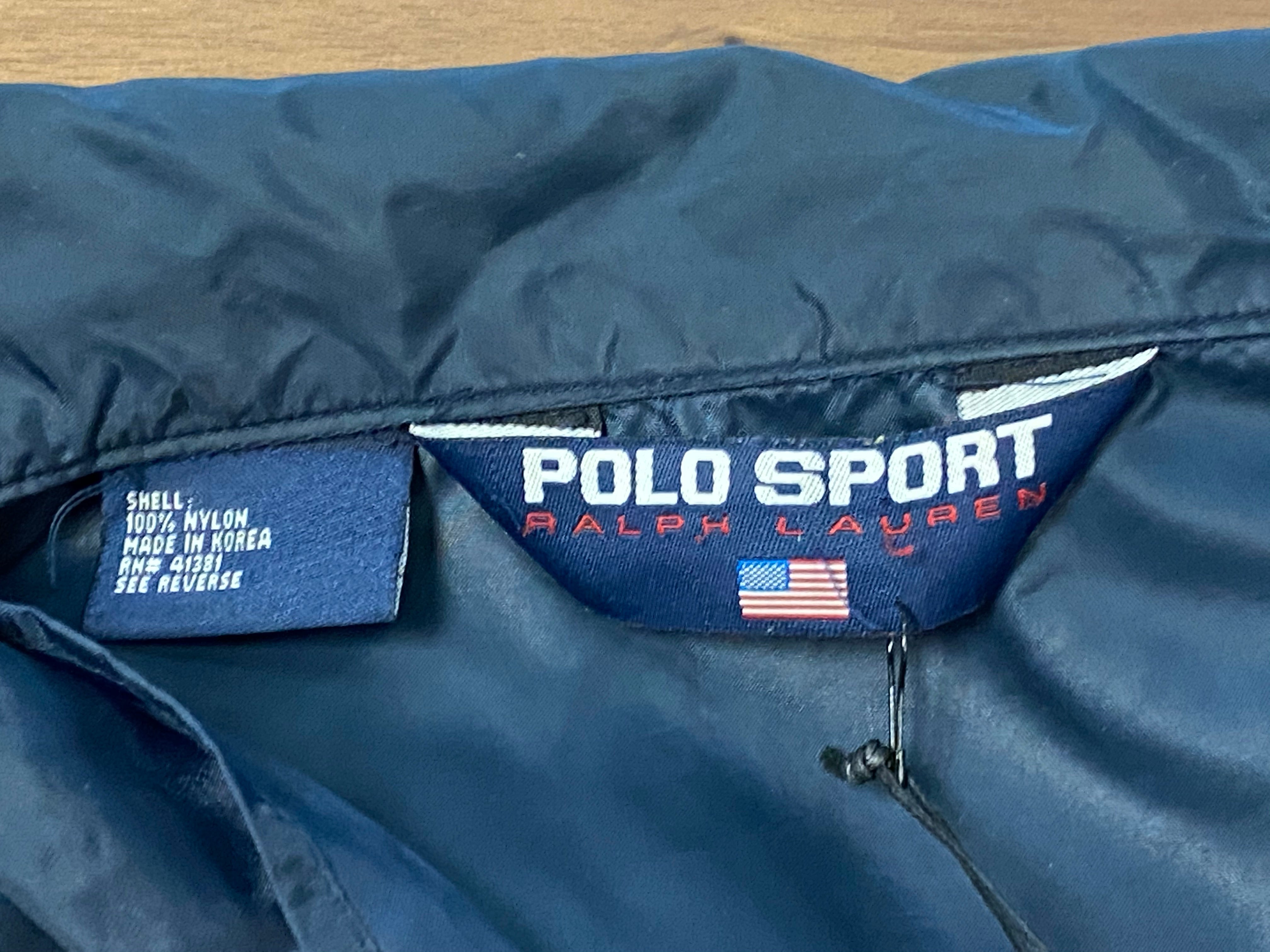 Polo Sport Half Zip Thin Pull over Wind Breaker Jacket - Midnight Blue