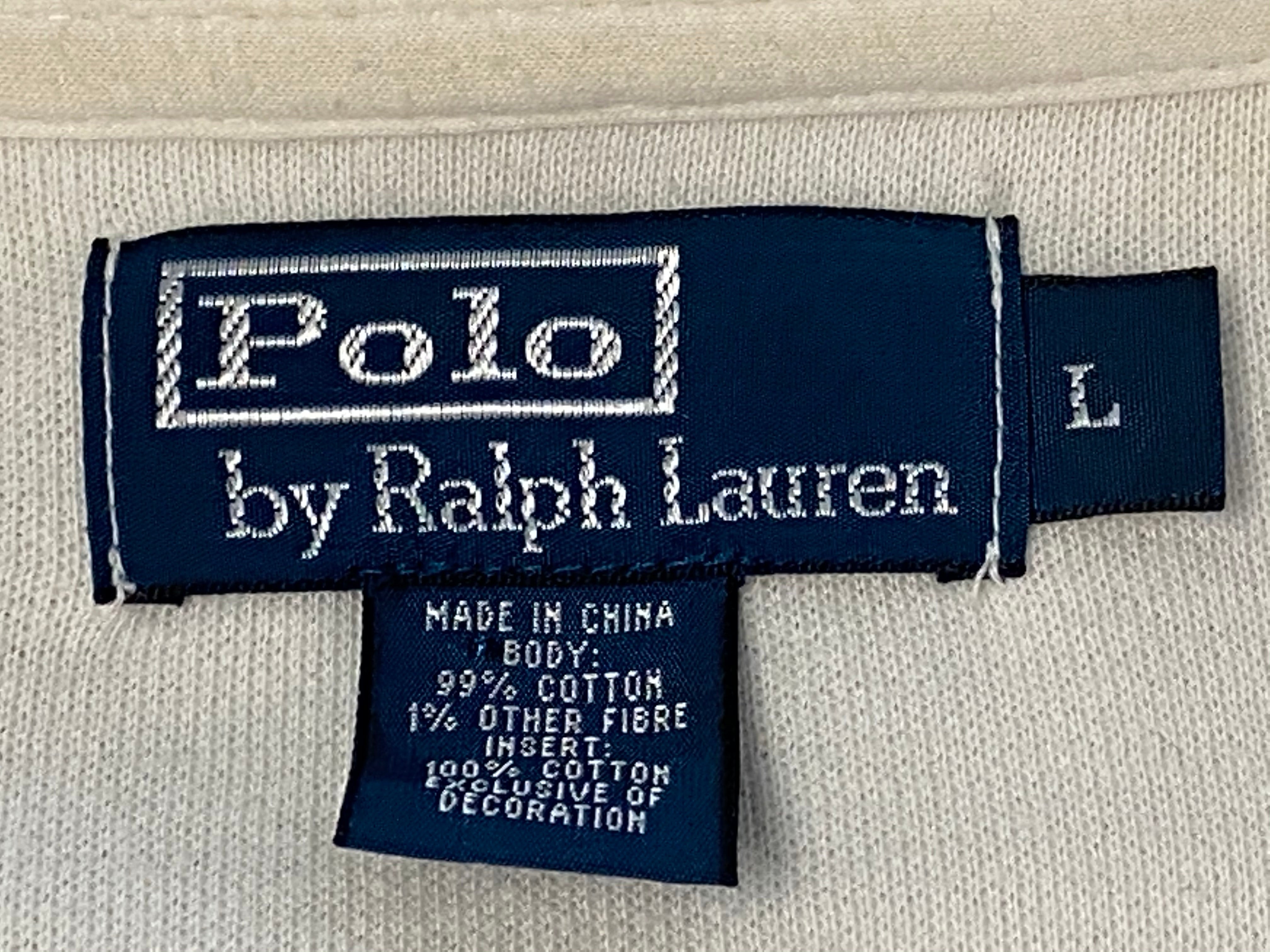 Polo Ralph Lauren Zip Up Jacket - Cream