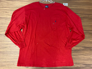 Polo Ralph Lauren Long Sleeve Pocket Tee - Red