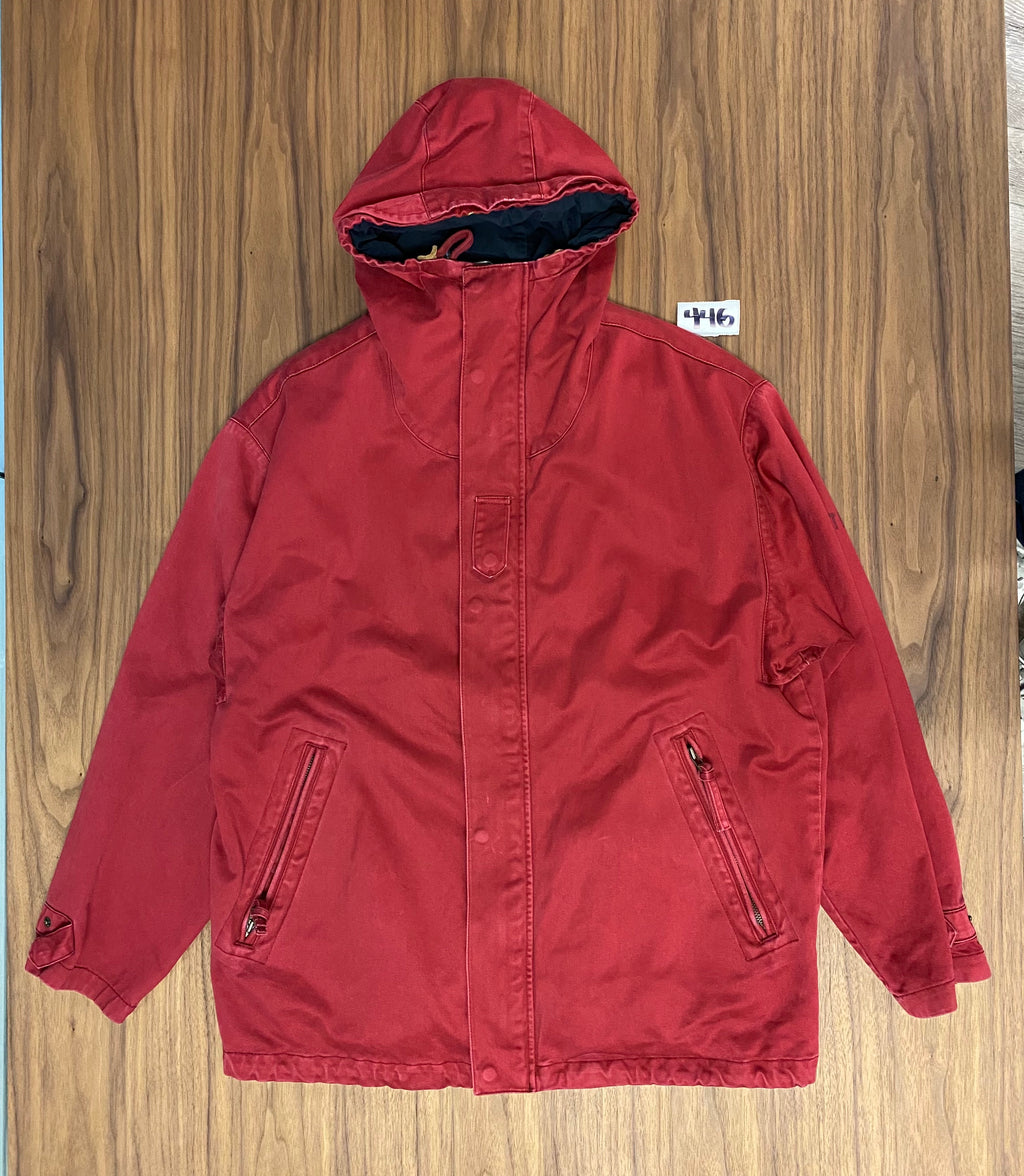 Nautica Hooded zip up Jacket - Red