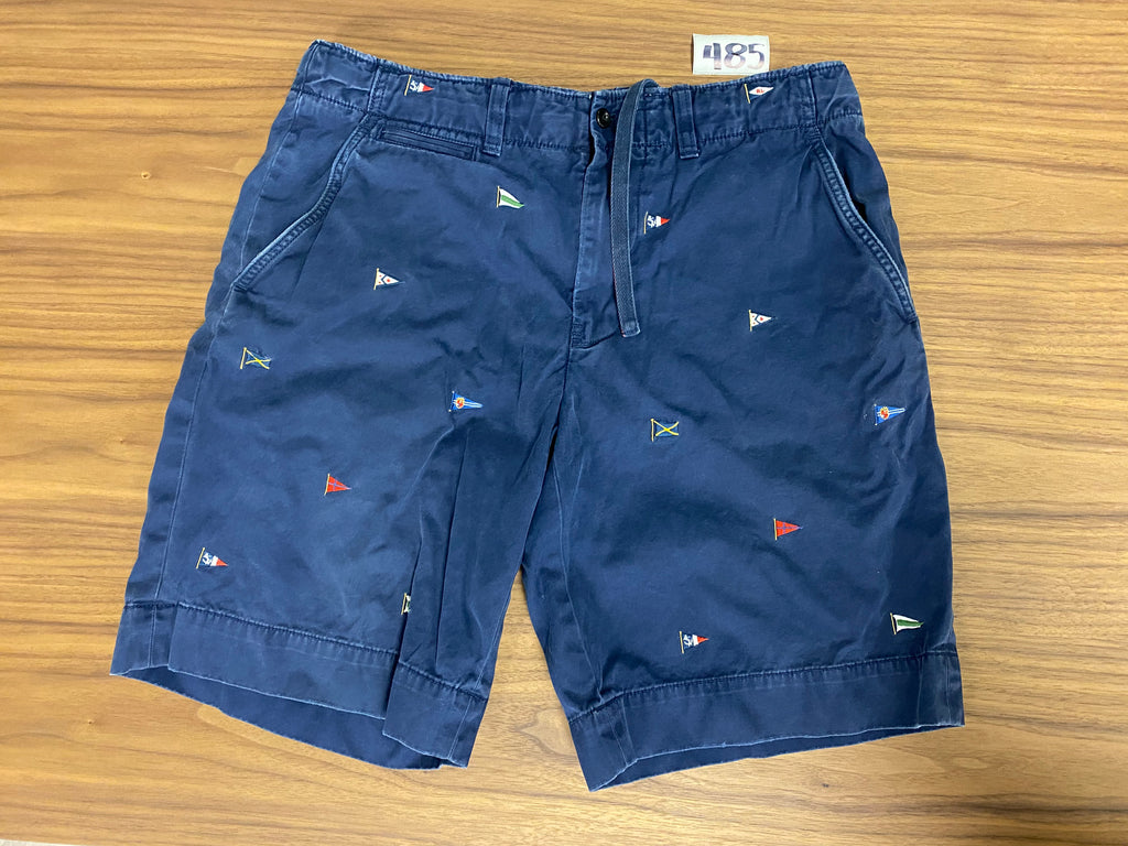 Polo Ralph Lauren Pennants Flag Shorts - Navy