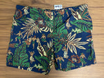 Polo SportDark Blue Shorts Hawaiian Flower All over Print