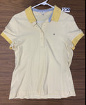 Tommy Hilfiger Striped Polo Shirt - Yellow