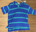 Lacoste Mens Striped Polo Shirt - Blue