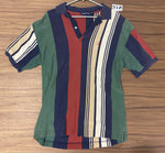Nautica Vertical Striped Polo Shirt - Navy/Multi