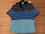 Lacoste Multi Striped Polo Shirt - Navy
