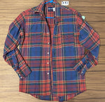 Rangler LS Plaid Snap Button Shirt - Red/Multi