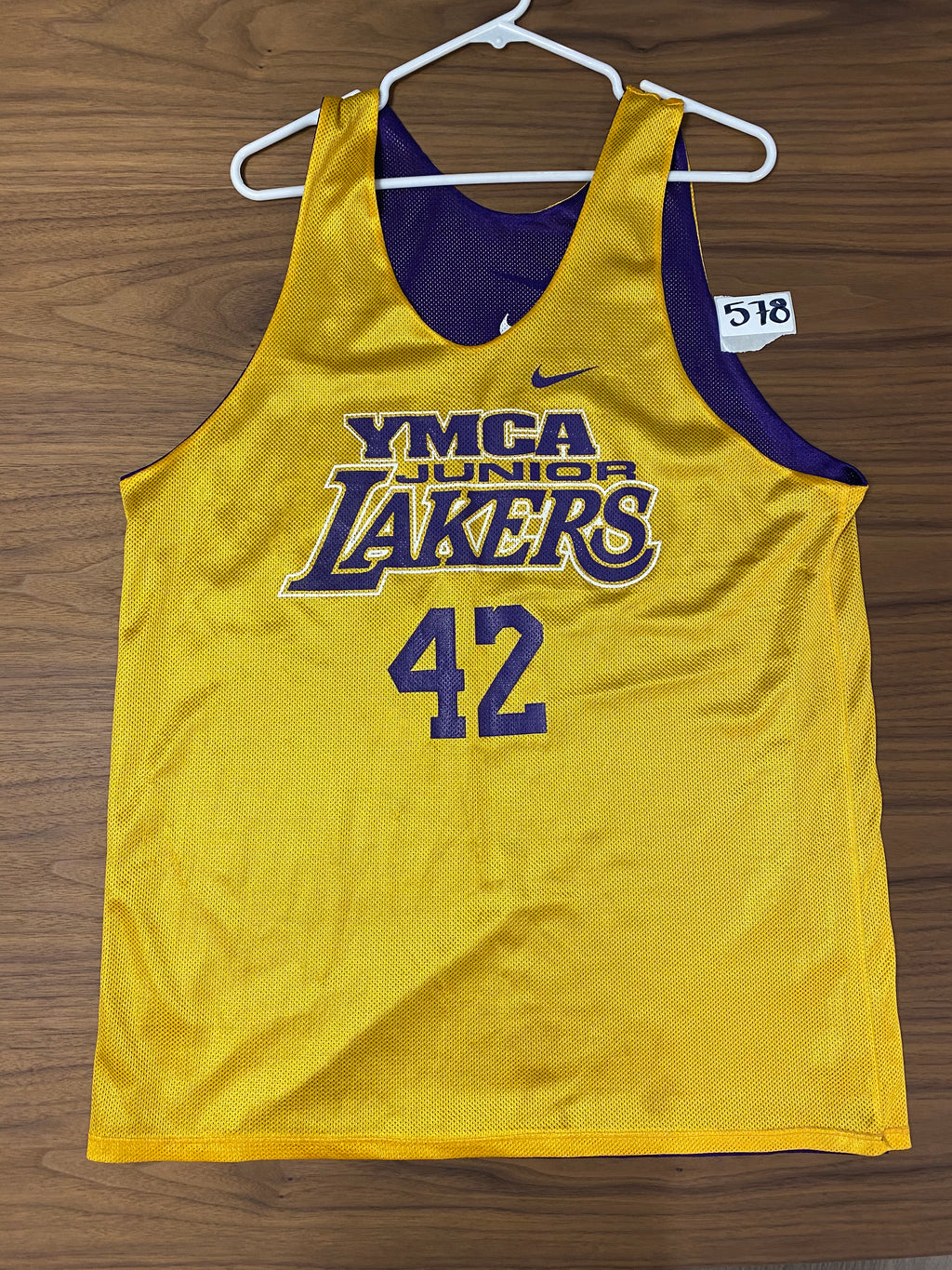 Nike YMCA JR LAKERS #42 - Purple/Gold