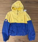 Polo Snow Beach Patch Fleece Lined Pull Over - Yellow Blue