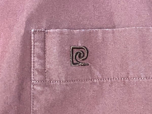 Pierre Cardin SS Button Up Shirt - Burgundy