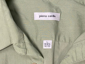 Pierre Cardin LS Button Up Shirt - Sage