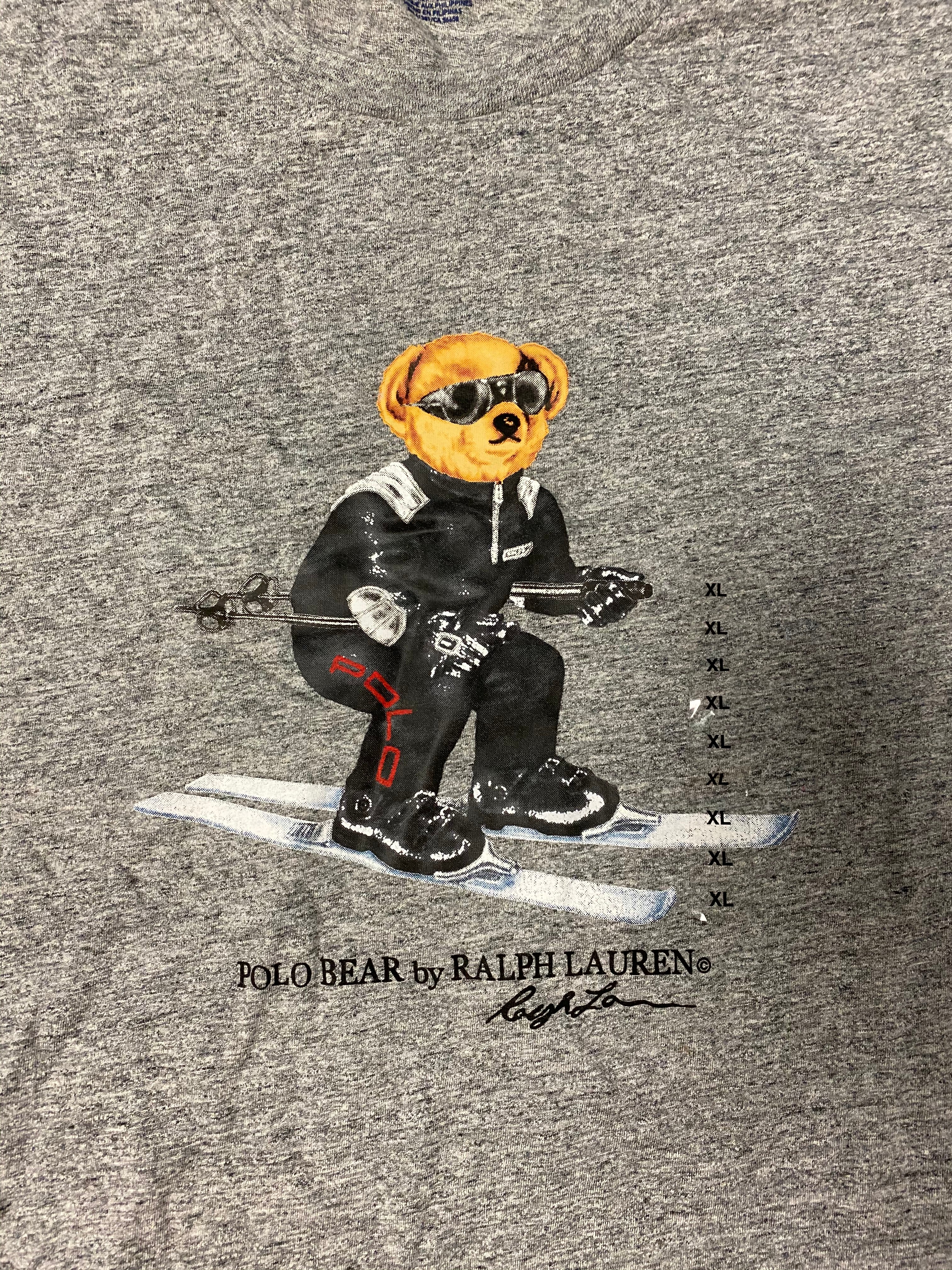 Polo Ski Bear T Shirt - Heather