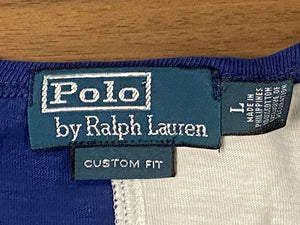 Polo Ralph Lauren 2 Tone Polo T shirt - Blue/White