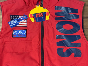 Polo Snow Beach Vest - Red