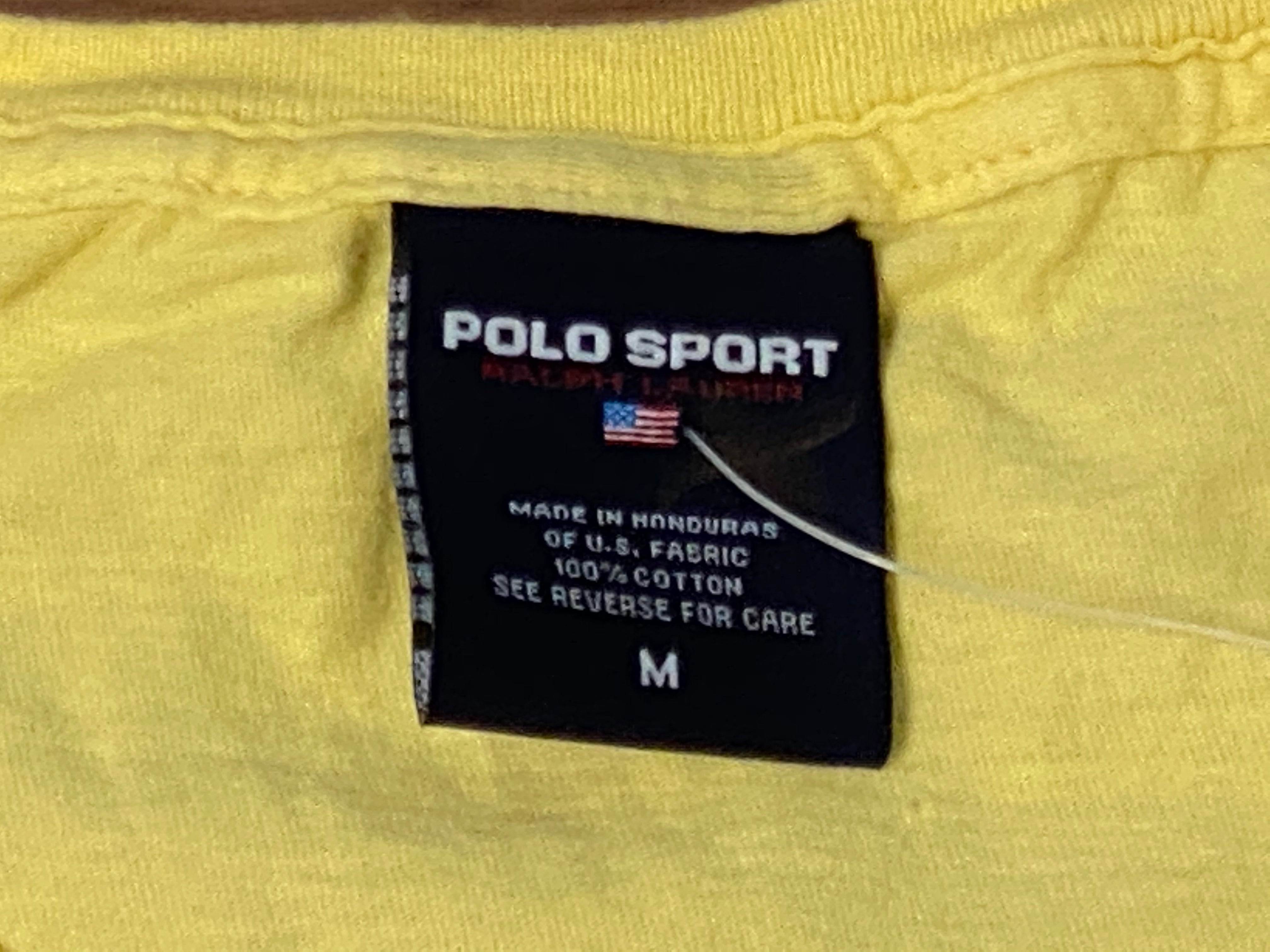 Polo Sport Hawaiin Print - Yellow