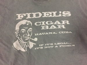 PNG Bidelle's cigar bar T Shirt - Grey